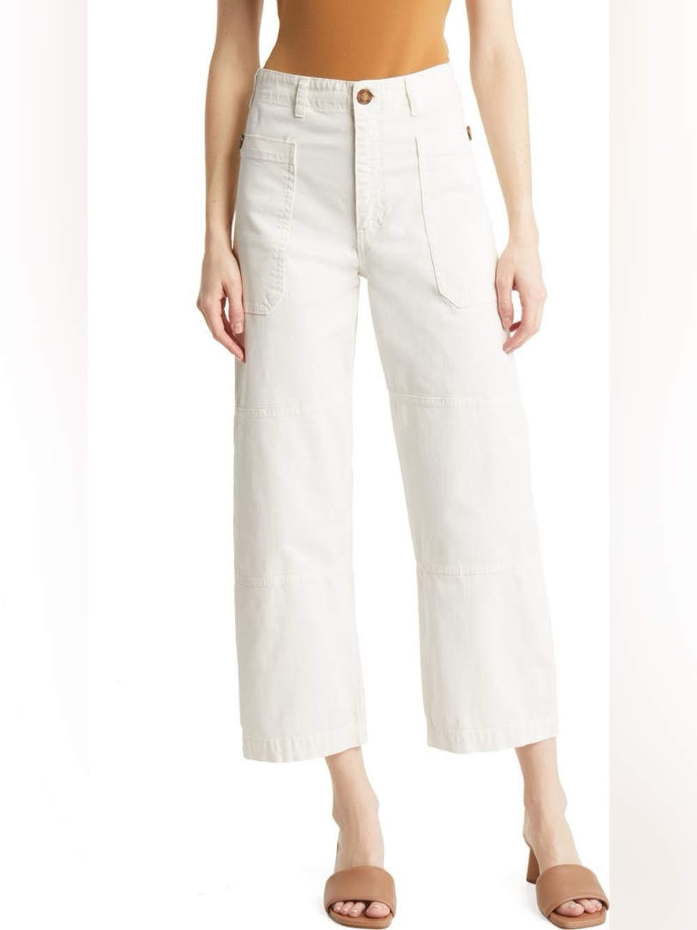 Frame stretch cotton utility pants
